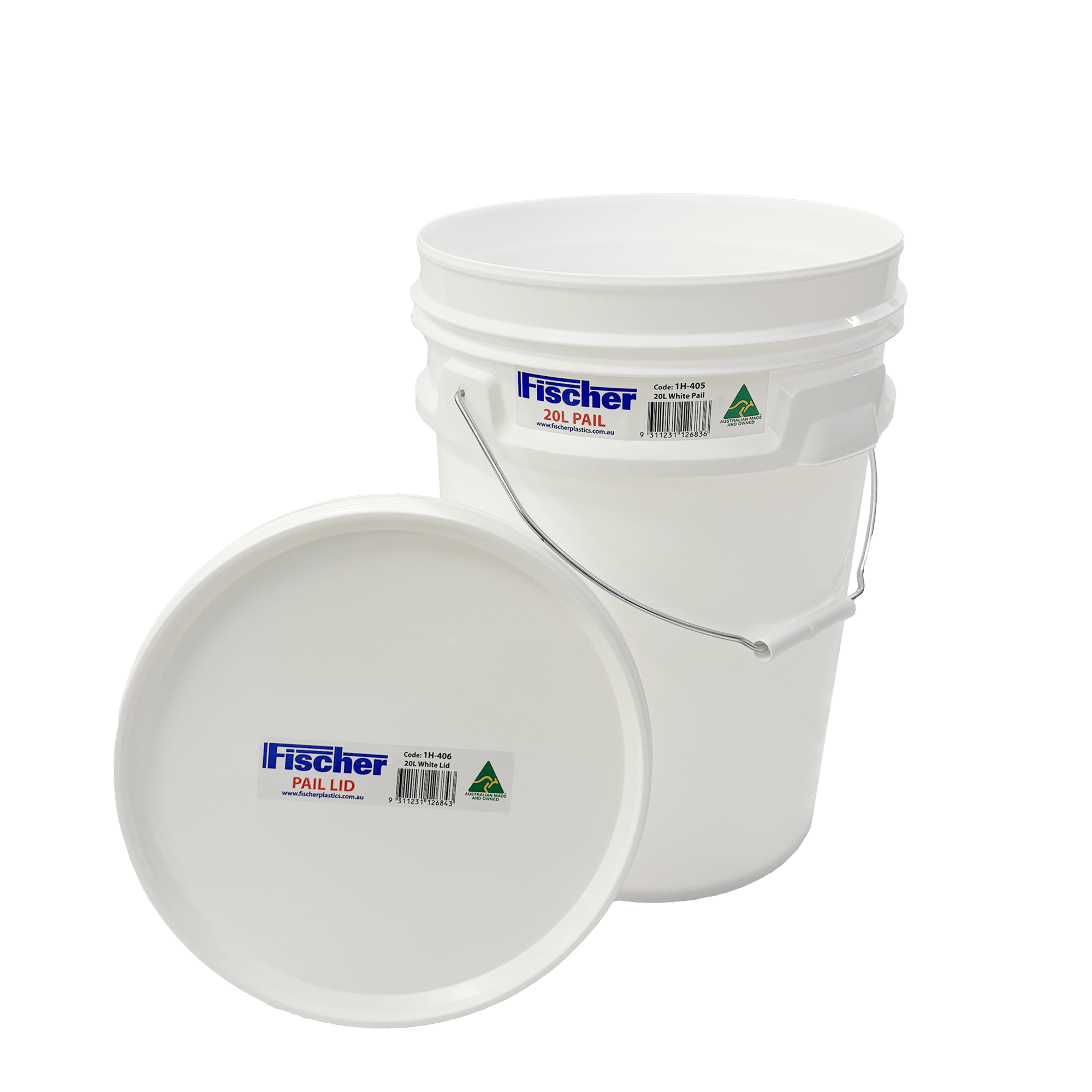 20L-White-Pail-1H-405-With-Lid-1H-406Transparent