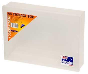 1 Comp't Large A4 Storage Box