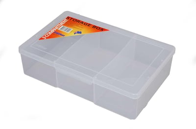 3 Comp't XDeep Lge Storage Box