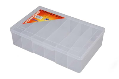 6 Comp't XDeep Lge Storage Box