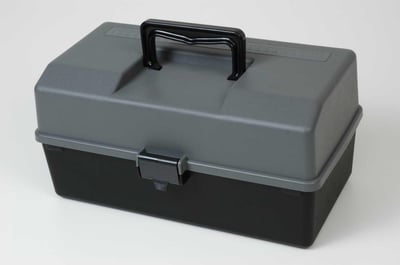 Small Tool Box - No Tray - Gun Metal Grey/Black