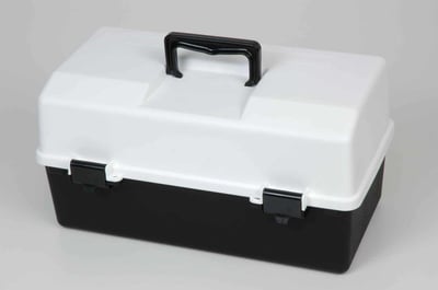 Medium First Aid Box - No Tray - Black/White