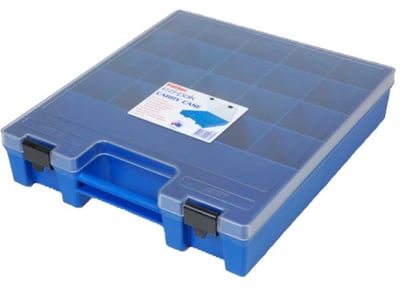 Ezi-Pak Carry Cases - Blue with Clear Lid